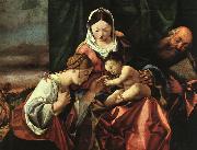 Lorenzo Lotto The Mystic Marriage of St.Catherine oil painting picture wholesale